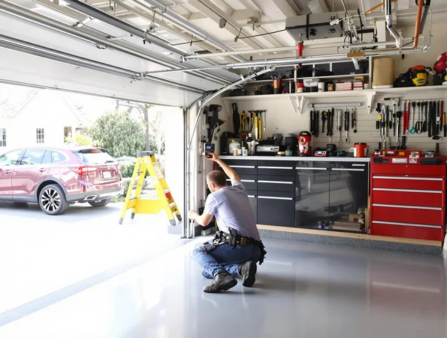 Local garage door repair service by Orange Garage Door Repair in Orange